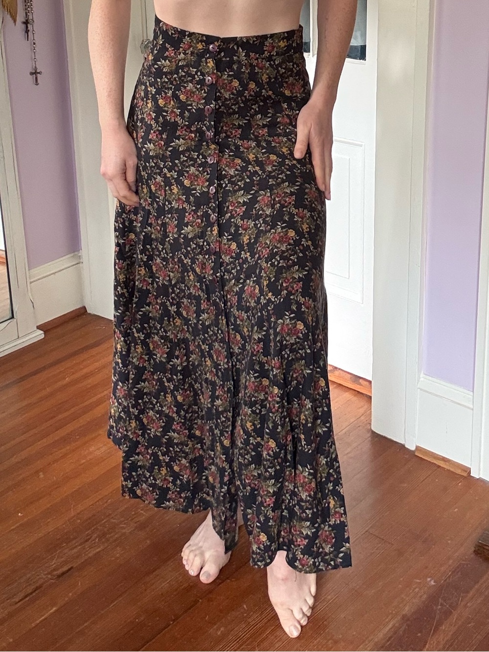 Vintage Express Floral Skirt